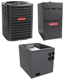 1.5 ton Single Stage 15.2 SEER2 Vertical Split Gas - Goodman